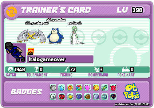 Italogameover Card otPokemon.com