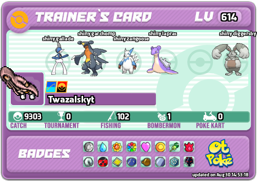 Twazalskyt Card otPokemon.com