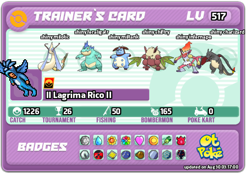 II Lagrima Rico II Card otPokemon.com
