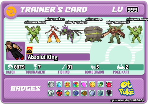 Absolut King Card otPokemon.com