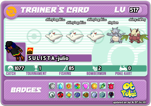 S U L I S T A -julio Card otPokemon.com