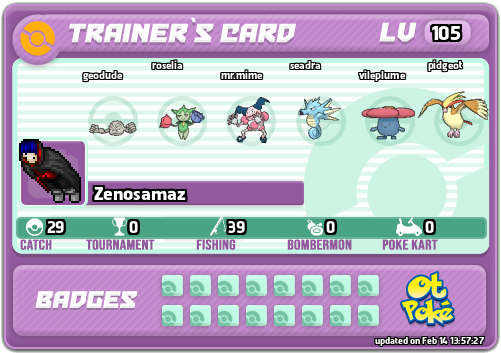 Zenosamaz Card otPokemon.com