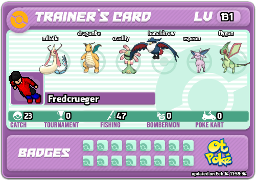 Fredcrueger Card otPokemon.com