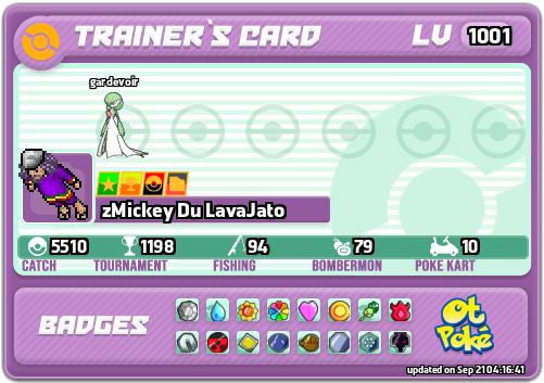 zMickey Du LavaJato Card otPokemon.com