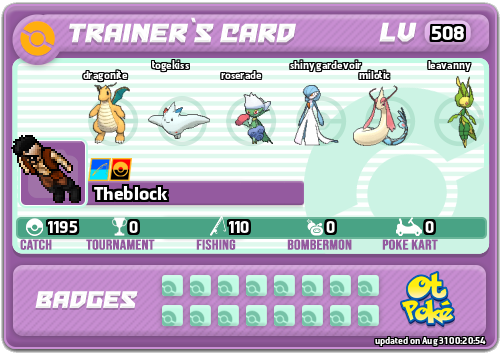 Theblock Card otPokemon.com