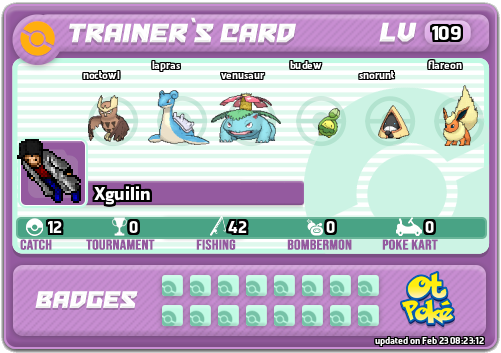 Xguilin Card otPokemon.com