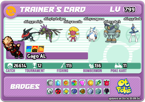 Gago AL Card otPokemon.com