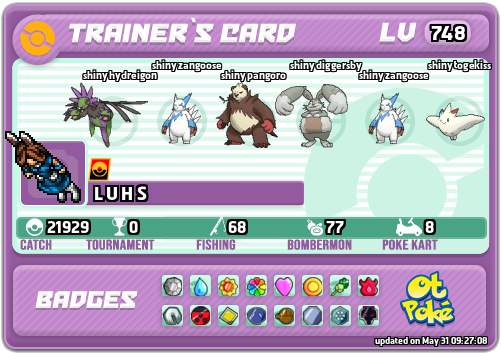 L U H S Card otPokemon.com