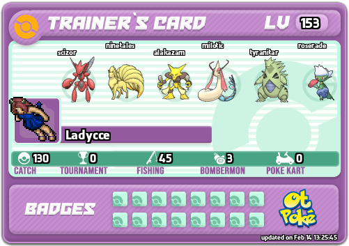 Ladycce Card otPokemon.com