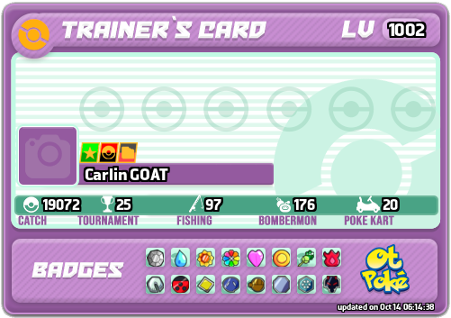 Carlin GOAT Card otPokemon.com