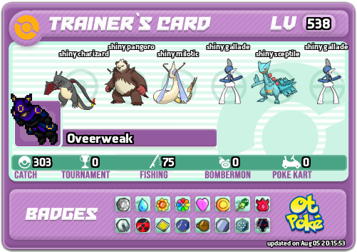 Oveerweak Card otPokemon.com