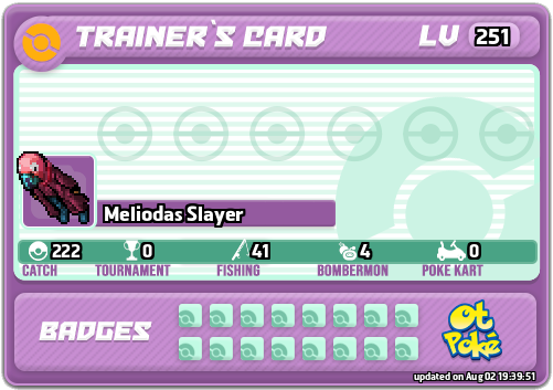 Meliodas Slayer Card otPokemon.com
