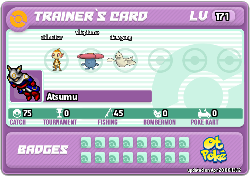 Atsumu Card otPokemon.com