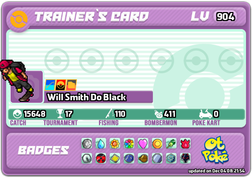 Will Smith Do Black Card otPokemon.com