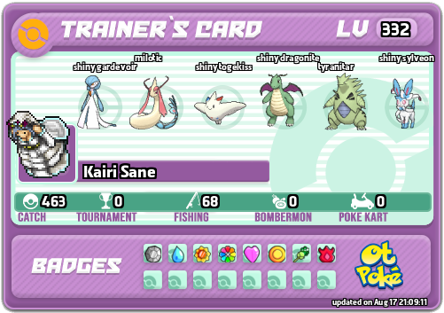Kairi Sane Card otPokemon.com