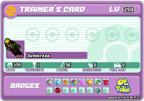 Juniorzza Card otPokemon.com