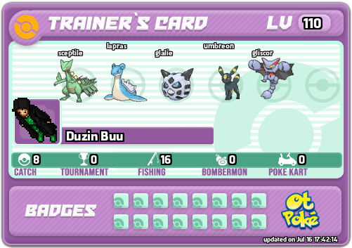 Duzin Buu Card otPokemon.com
