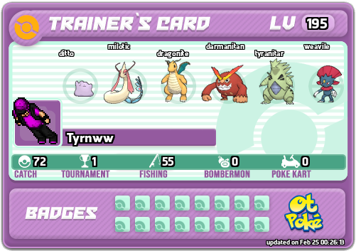 Tyrnww Card otPokemon.com