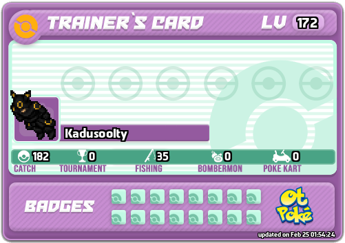 Kadusoolty Card otPokemon.com