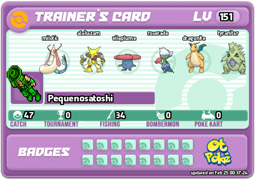 Pequenosatoshi Card otPokemon.com