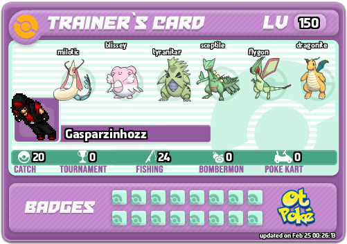 Gasparzinhozz Card otPokemon.com