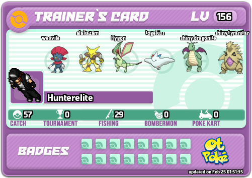 Hunterelite Card otPokemon.com