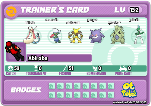 Abiroba Card otPokemon.com