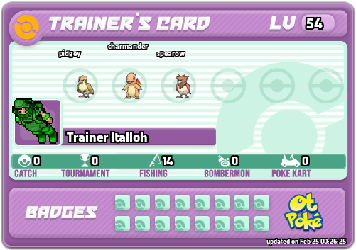 Trainer Italloh Card otPokemon.com