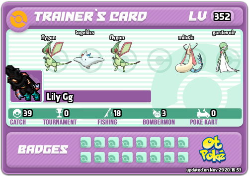 Lily Gg Card otPokemon.com