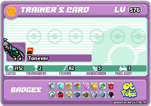 Tonever Card otPokemon.com