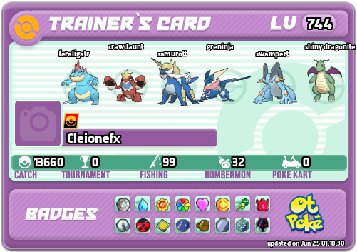 Cleionefx Card otPokemon.com