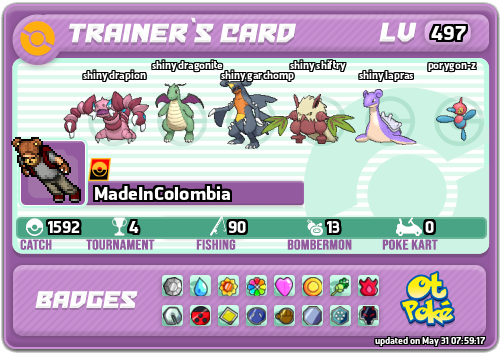 MadeInColombia Card otPokemon.com