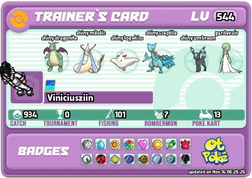 Viniciusziin Card otPokemon.com