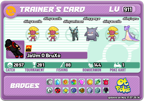 JaUm O BruXo Card otPokemon.com