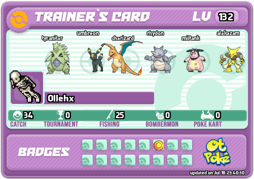 Ollehx Card otPokemon.com