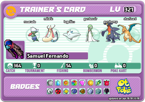 Samuel Fernando Card otPokemon.com