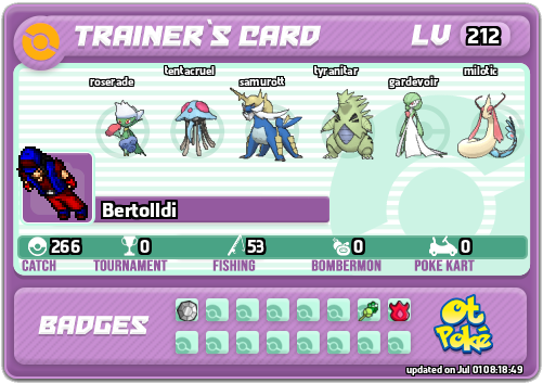 Bertolldi Card otPokemon.com
