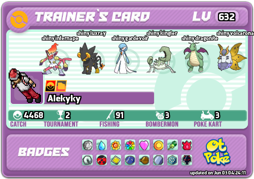 Alekyky Card otPokemon.com