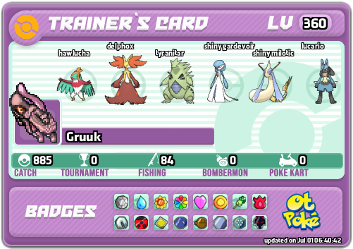 Gruuk Card otPokemon.com