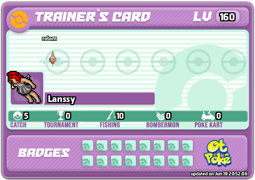 Lanssy Card otPokemon.com