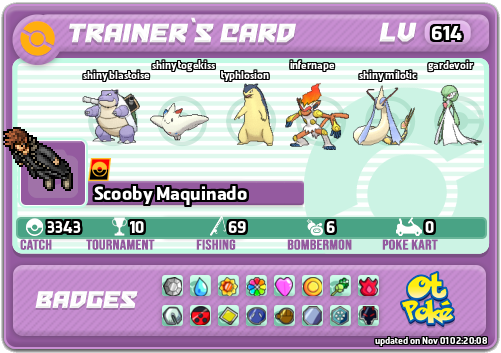 Scooby Maquinado Card otPokemon.com