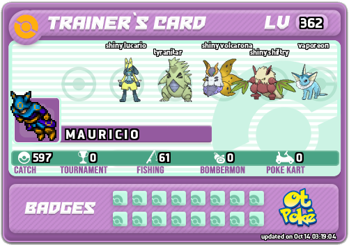 M A U R I C I O Card otPokemon.com