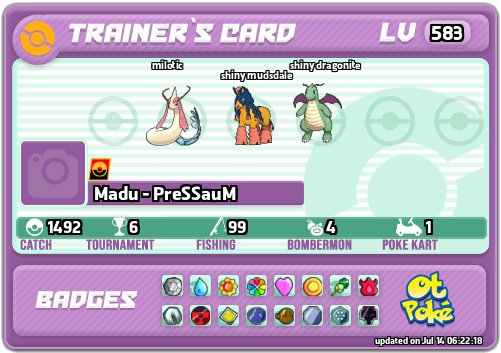 Madu - PreSSauM Card otPokemon.com