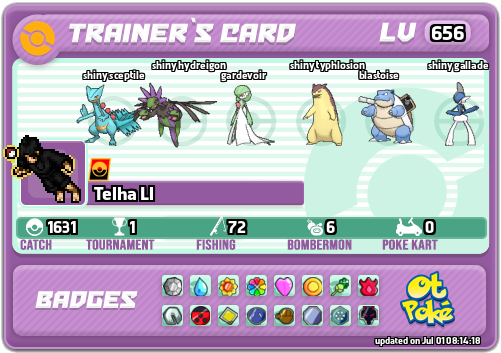 Telha Ll Card otPokemon.com