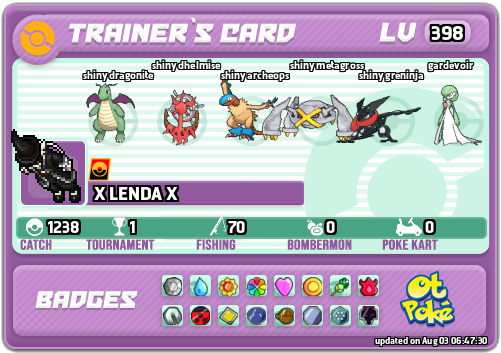 X LENDA X Card otPokemon.com