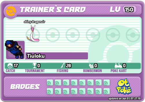 Tiuloku Card otPokemon.com