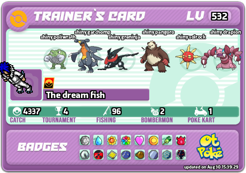 The dream fish Card otPokemon.com