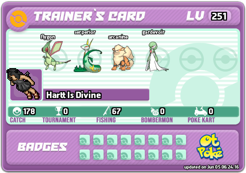 Hartt Is Divine Card otPokemon.com