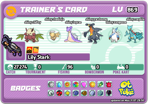Lily Stark Card otPokemon.com