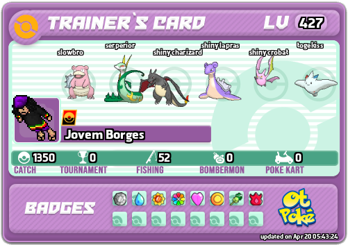 Jovem Borges Card otPokemon.com